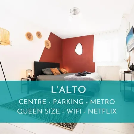 L'alto - Toulousecozyflat - Centre- Parking - Metro דירה